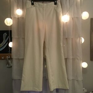 Worthington stretch winter white fully lined dress pants size 10